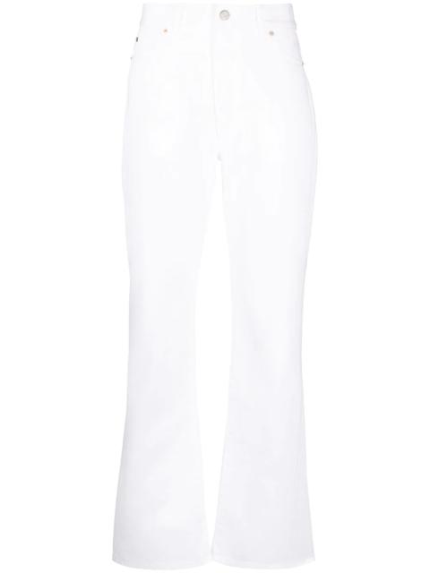 Valentino logo-print straight-leg jeans