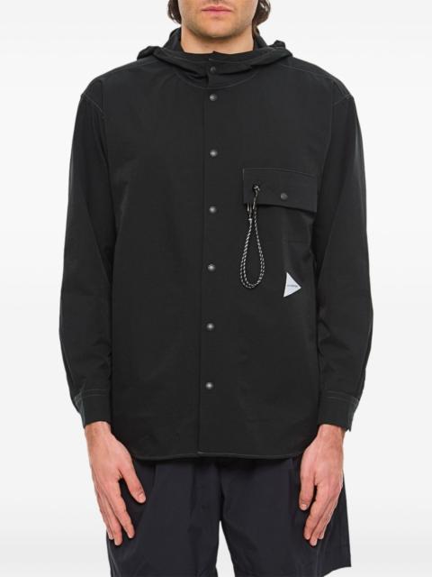 and Wander logo-print hooded jacket