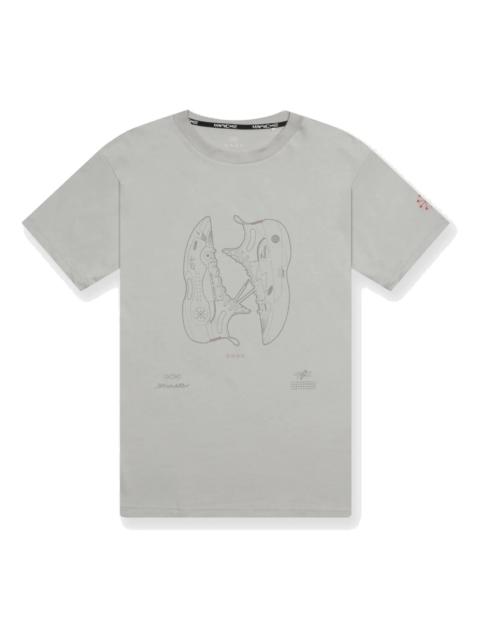 Li-Ning Li-Ning Way Of Wade Shoes Graphic T-shirt 'Grey' AHSSA45-1