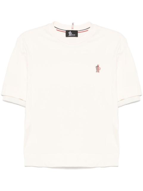 Moncler Grenoble logo-patch cotton T-shirt