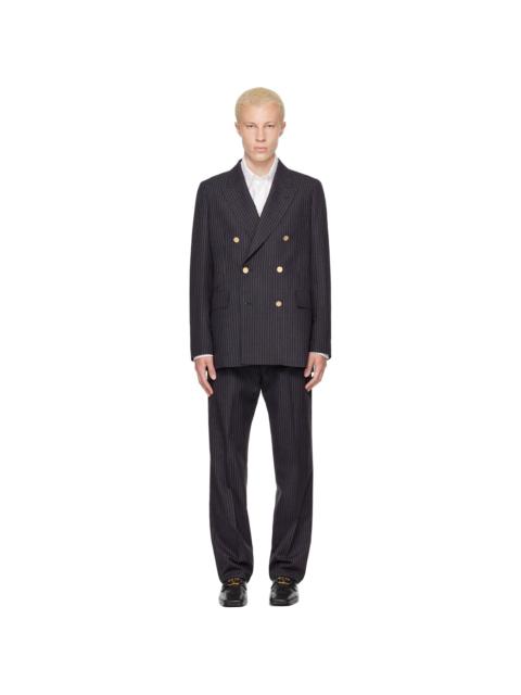 Paul Smith Brown Double-Breasted Suit