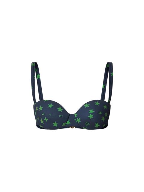 Louis Vuitton Star Print Balconette Bikini Top