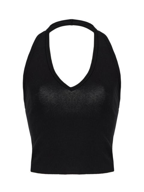 ÉTERNE Halter Top black