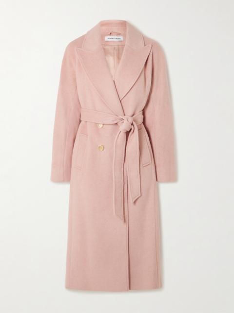 VERONICA BEARD Della Double-breasted Woven Coat