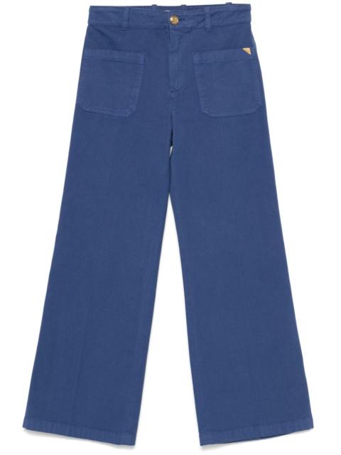 Chloé cotton cropped trousers
