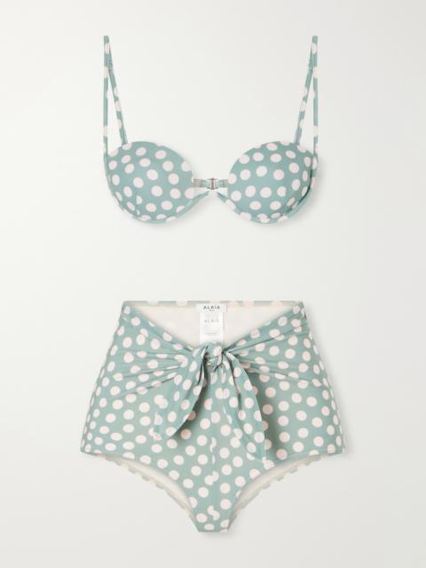 Alaïa Polka-dot Bikini