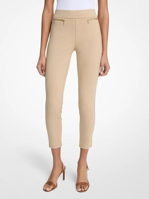 MICHAEL KORS Viscose Blend Zip Pants