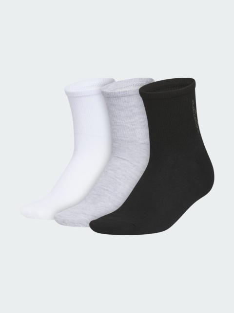 adidas Women's Luxe 3-Pack High Quarter