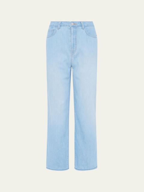 June Ultra High-Rise Crop Stovepipe Jeans