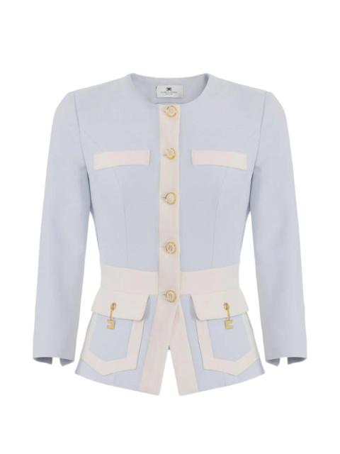 ELISABETTA FRANCHI colourblock jacket