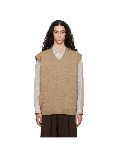 Maison Margiela Beige Pilling Stole