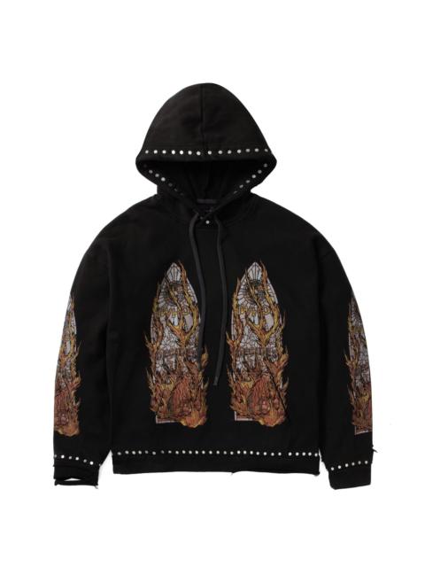 WHO DECIDES WAR HARDWARE HOODED PULLOVER