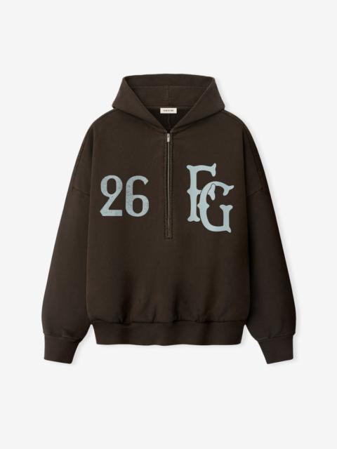 Fear of God Baseball Club Half Zip Hoodie