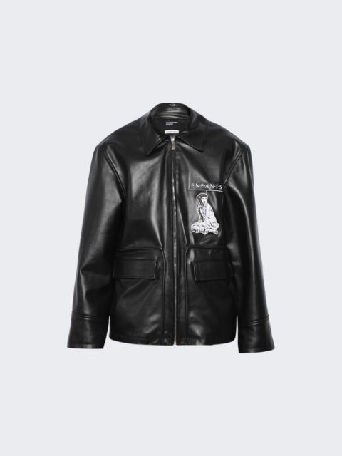 Enfants Riches Déprimés El Cuento 79 Patrol Leather Jacket Black