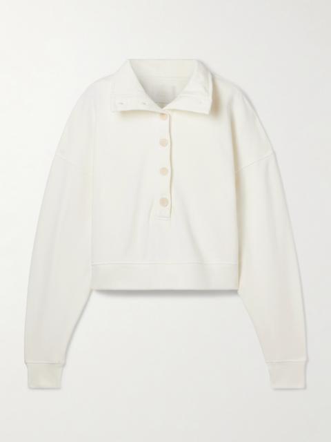 Citizens of Humanity Mirelle Cropped Cotton-jersey Sweatshirt