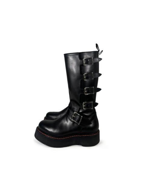 NORMA KAMALI R13 HIGH MOTO BOOTS
