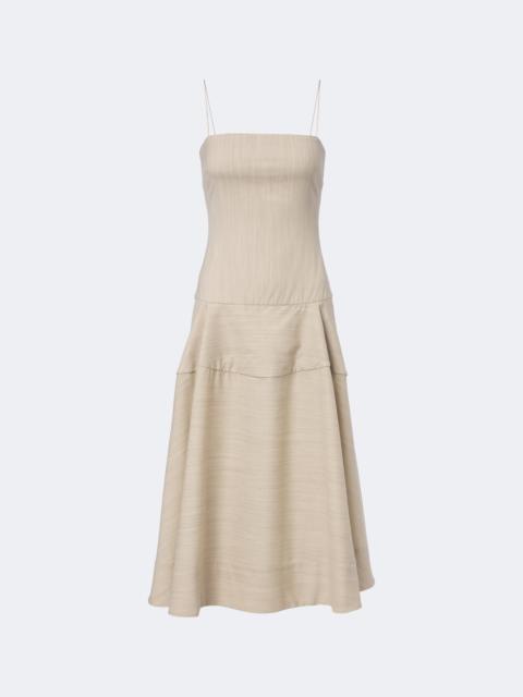 JACQUEMUS Paradiso wool-blend midi dress