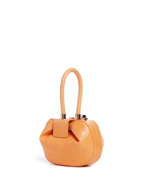 GABRIELA HEARST Demi Bag in Fluorescent Orange Snakeskin