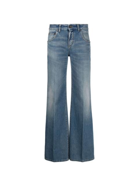 SAINT LAURENT high-waisted flared jeans