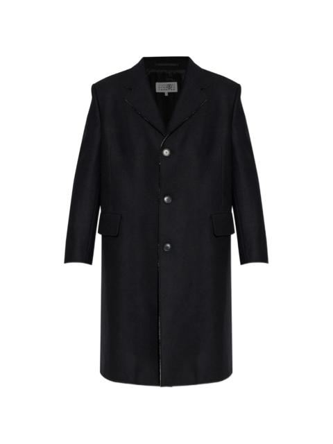 MM6 Maison Margiela Mm6 Maison Margiela Raw-edge Finish Coat