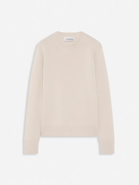 Lanvin WOOL AND CASHMERE CREWNECK SWEATER