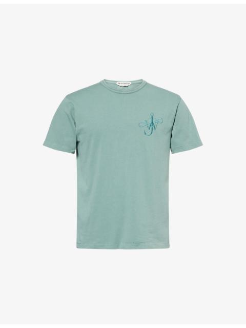 JW Anderson Ribbon Anchor Cotton T-Shirt