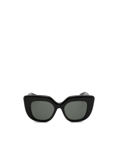 GUCCI geometric-frame sunglasses