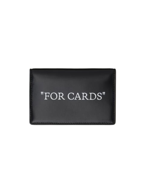 Off-White Black Bookish Wallet