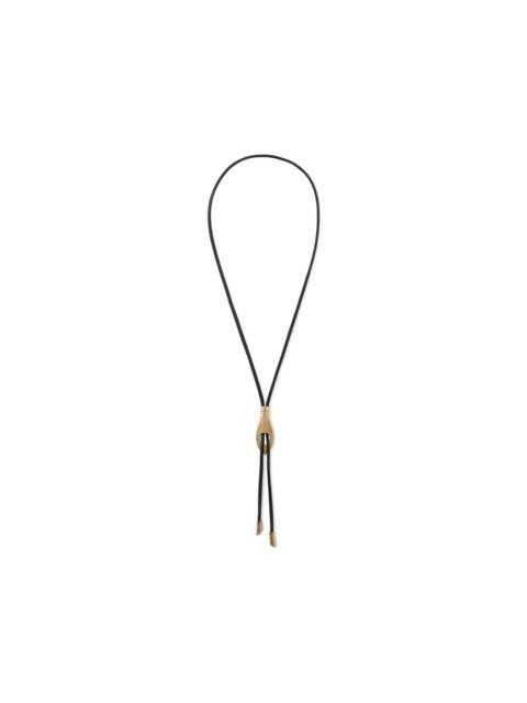 Lemaire leather necklace