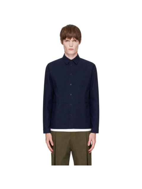 sage NATION Navy Fossil LS Shirt