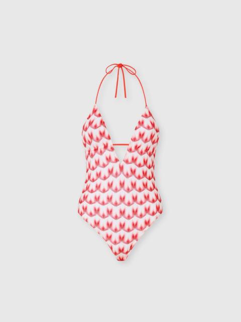 Missoni One-piece swimsuit in floral-pattern viscose