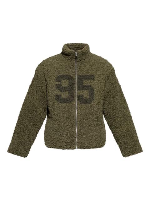 MISBHV zip-up fleece-texture jacket