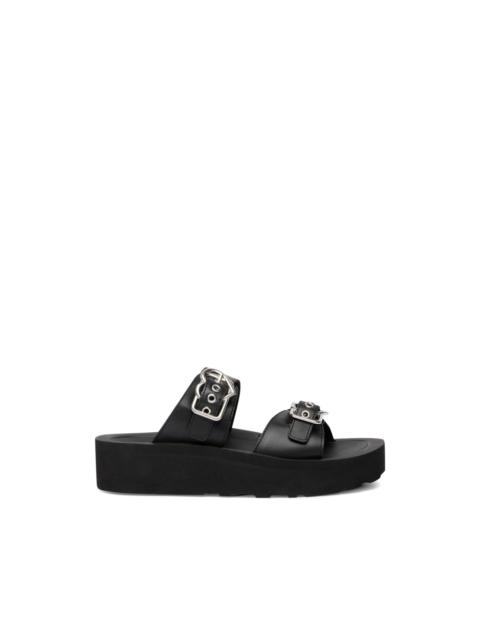 Moschino buckle strap sandals