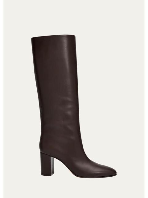 Gianvito Rossi 70mm Nappa Leather Knee-High Boots
