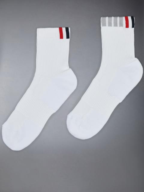 stripe-detail knitted ankle socks