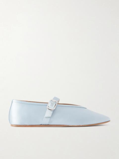 LE MONDE BÉRYL Stella Satin Mary Jane Ballet Flats