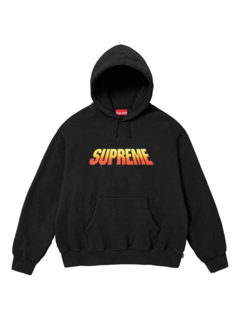 Supreme logo-print hoodie