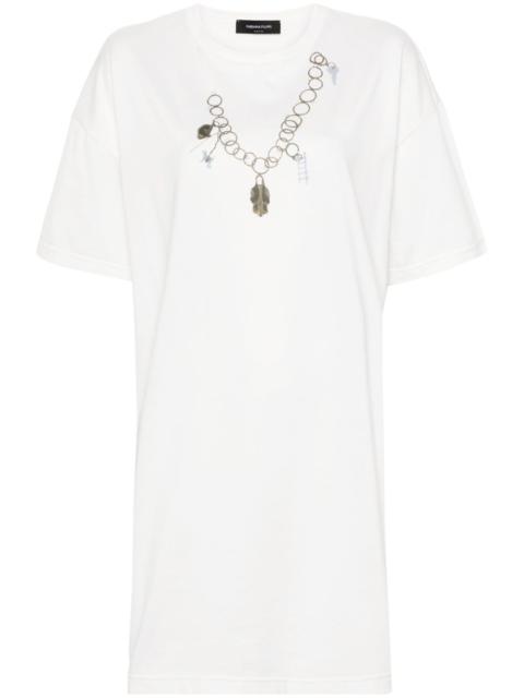 FABIANA FILIPPI graphic-print T-shirt minidress