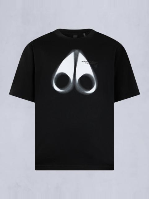 MOOSE KNUCKLES MAURICE T-SHIRT-BLACK