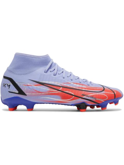 Nike Nike Mercurial Superfly 8 MG Kylian Mbappe Flames (Purple Red Sole)