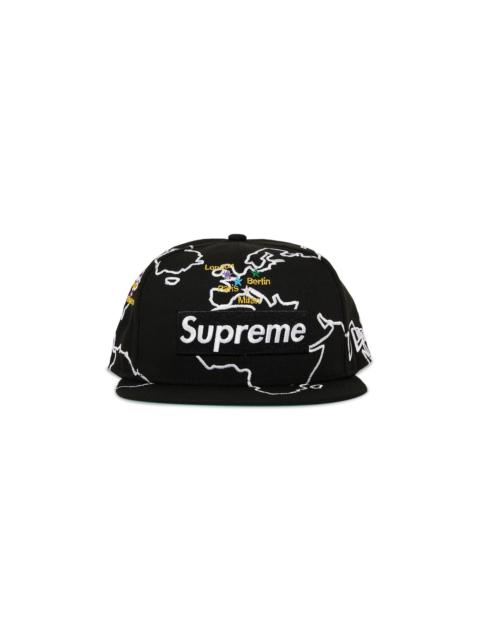 Supreme Worldwide Box Logo New Era 'Black'