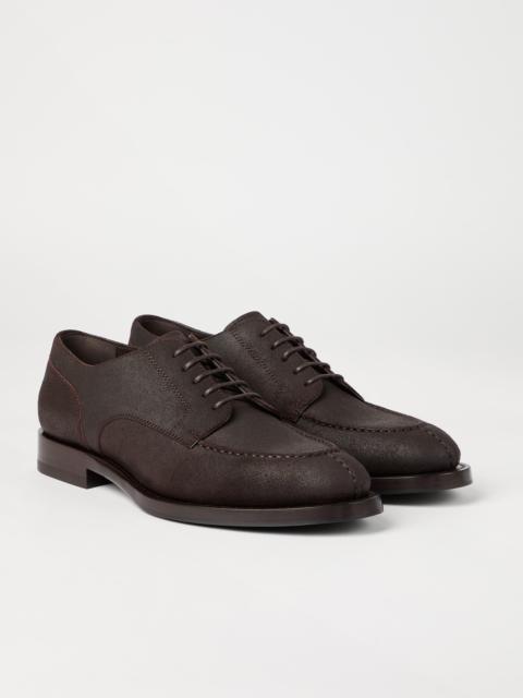 Brunello Cucinelli Oiled suede derbys