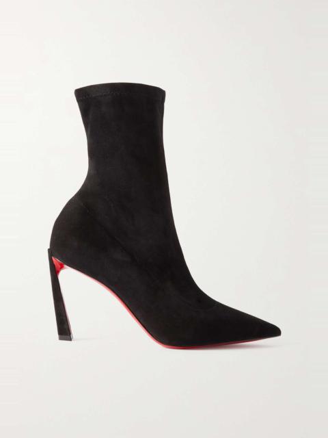 Christian Louboutin Condora 85 suede ankle boots