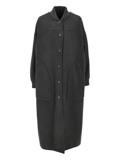 WEEKEND Max Mara rib-knit pocket parka coat