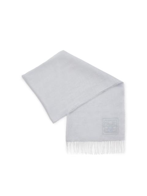 TOTEME Linen Scarf blue