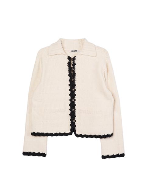 CIAO LUCIA! Reyla Knitted Jacket ivory
