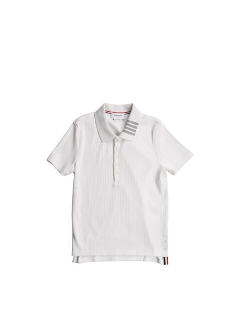 4-Bar stripe cotton polo shirt