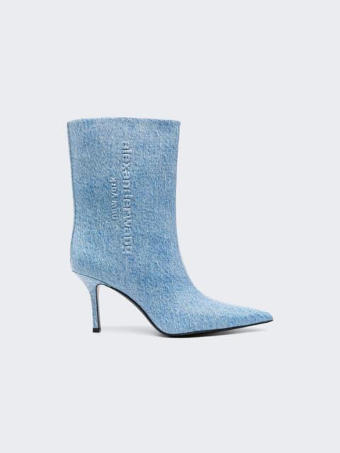 Alexander Wang Delphine 85 Ankle Boot Vintage Medium Indigo