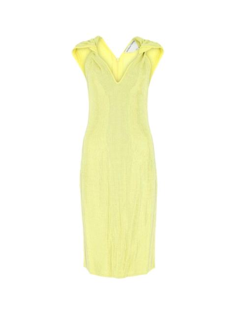 Bottega Veneta Embellished Stretch Viscose Blend Dress