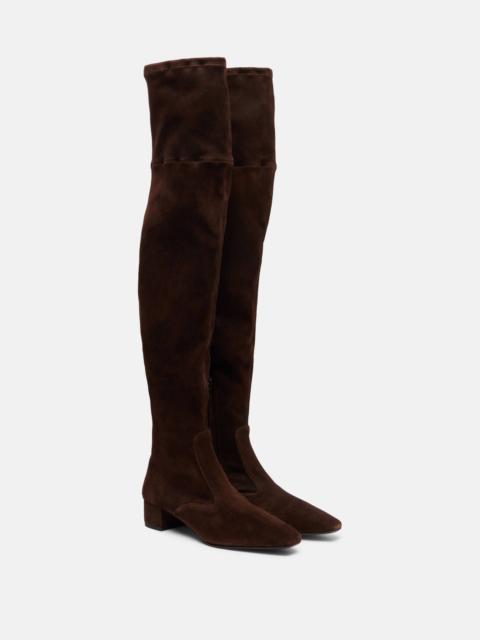 AQUAZZURA Remi 35 suede over-the-knee boots